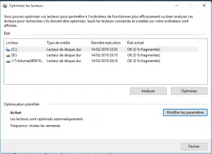 Défragmenter le disque Défragmenter le disque
