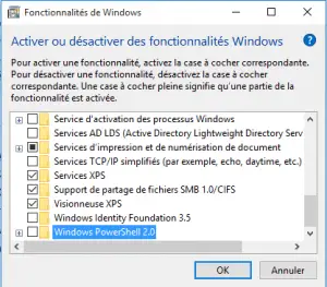 réactivez PowerShell réactivez PowerShell