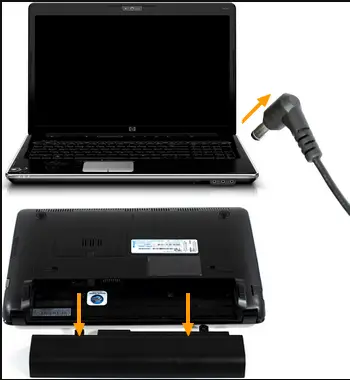 Débrancher la batterie et e câble d'alimentation Débrancher la batterie et e câble d'alimentation