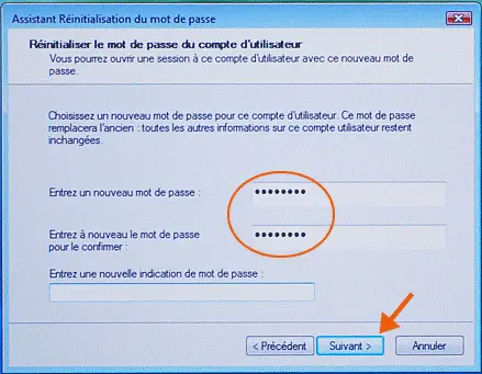 Réinitialiser mot de passe Réinitialiser mot de passe