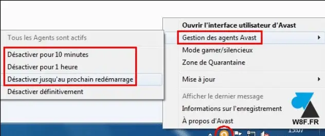 désactiver Avast désactiver Avast