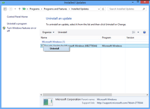 désinstaller KB2778344 désinstaller KB2778344