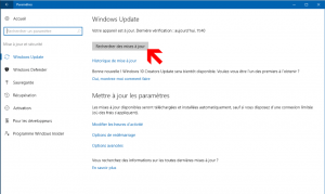 installer mise à jour installer mise à jour