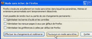 mode sans échec de Firefox mode sans échec de Firefox
