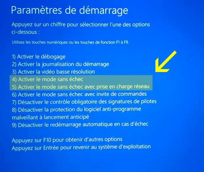 mode sans échec Windows 10 mode sans échec Windows 10