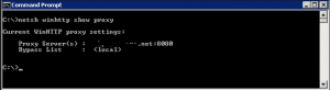 netsh winhttp reset proxy