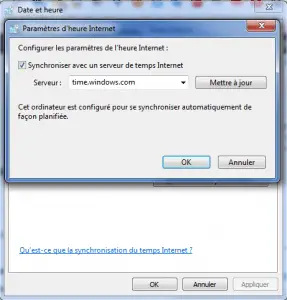 régler date heure Windows régler date heure Windows