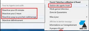 Désactiver temporairement antivirus Désactiver temporairement antivirus