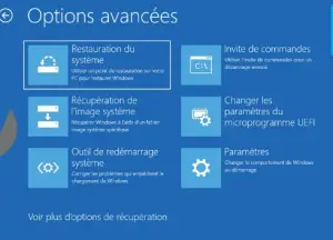 Outils de démarrage Windows Outils de démarrage Windows