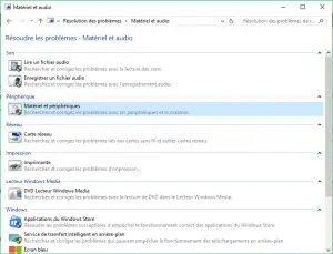 Résolution des problèmes matériel et Audio Résolution des problèmes matériel et Audio