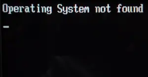 Missing Operating System