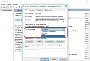 désactiver service Expériences des utilisateurs connectés et télémétrie désactiver service Expériences des utilisateurs connectés et télémétrie