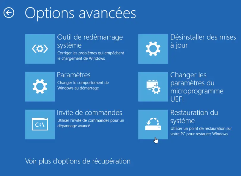 options avancées options avancées