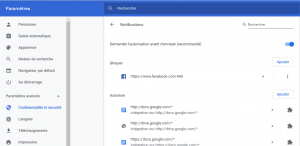 Désactiver les notifications pour Google Chrome Désactiver les notifications pour Google Chrome