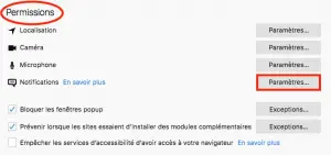 Désactiver les notifications pour firefox Désactiver les notifications pour firefox