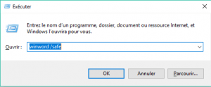 Exécuter Microsoft word en mode sans échec