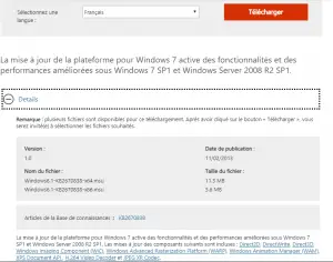 Télécharger la mise à jour KB2670838 Télécharger la mise à jour KB2670838