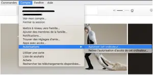 autoriser un ordinateur sur iTunes