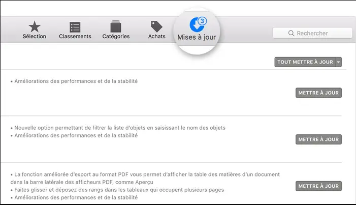 mettre à jour iTunes sur Mac