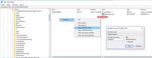 Créer une nouvelle valeur DWORD RegistrySizeLimit Créer une nouvelle valeur DWORD RegistrySizeLimit
