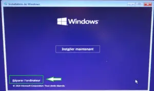 Réparer l'ordinateur