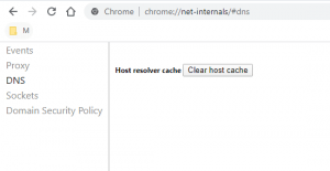 Vider le cache DNS