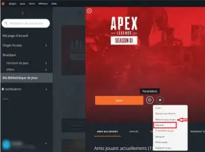 Réparer / mettre à jour Apex Legends