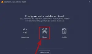 Réparer Avast Réparer Avast