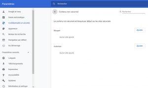 Bloquer un site sur Google Chrome