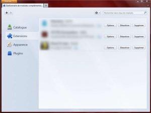 Désactiver ou supprimer les extensions sur Firefox Désactiver ou supprimer les extensions sur Firefox