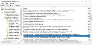 Contrôle des comptes d'utilisateurs : Comportement de l'invite d'élévation pour les administrateurs en mode d'approbation de l'administrateur Contrôle des comptes d'utilisateurs : Comportement de l'invite d'élévation pour les administrateurs en mode d'approbation de l'administrateur