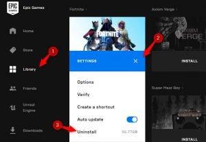 Désinstaller Fortnite Désinstaller Fortnite