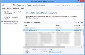 Désinstaller Java Désinstaller Java