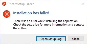 L'erreur "Discord Installation has Failed"