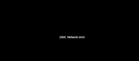 Error 2000 de Twitch