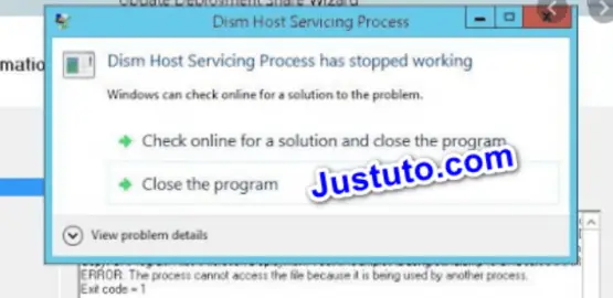 DISM Host Servicing Process