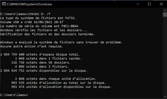 chkdsk/f/r chkdsk/f/r